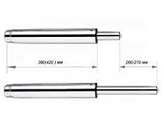 Газлифт для кресла 260/420 хром класс 1